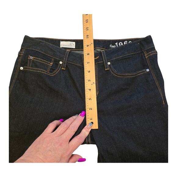 Gap Minimalist Always Skinny Jeans 27s Blue Dark Wash Stretch Capsule Normcore - Picture 10 of 11